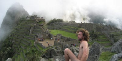 Naked at Machu Picchu