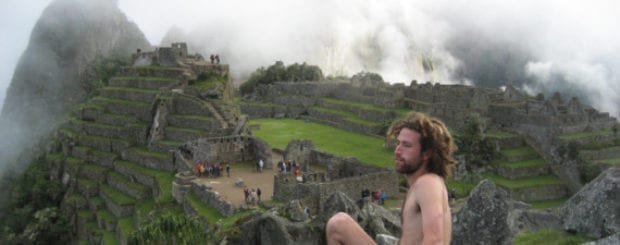 Naked at Machu Picchu