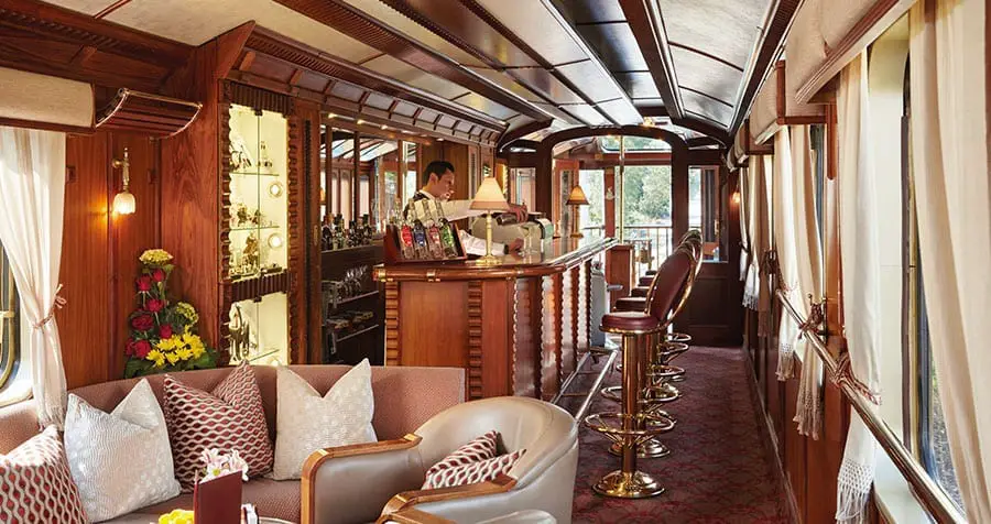 The Hiram Bingham Train has a Bar