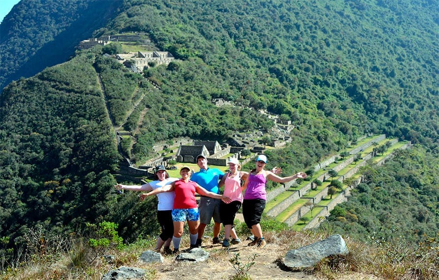 Amazing view on the Choquequirao Trek 