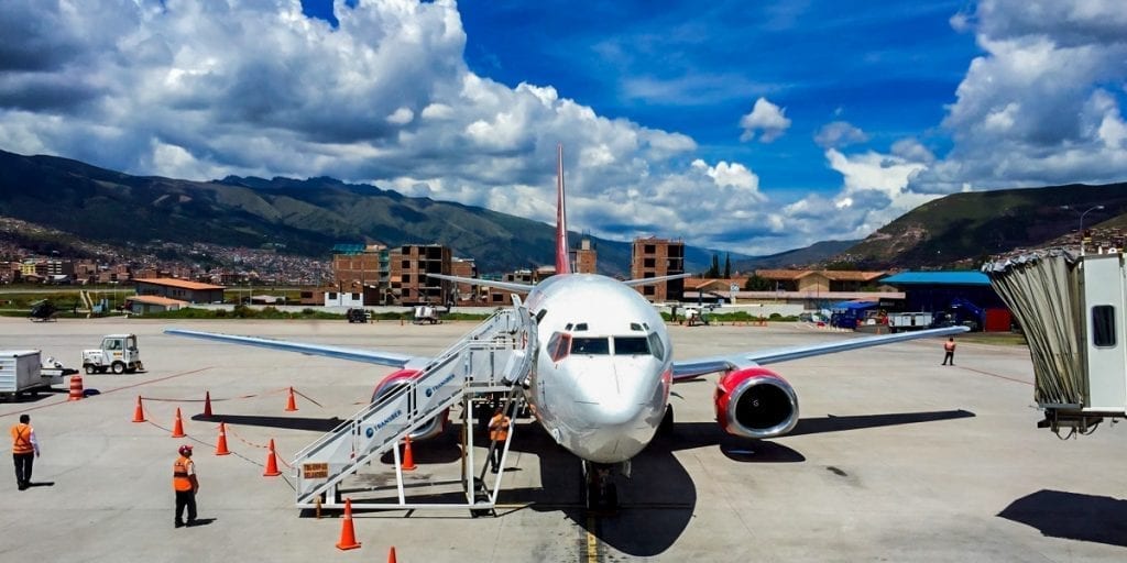 The Velasco Astete Airport in Cusco, Peru