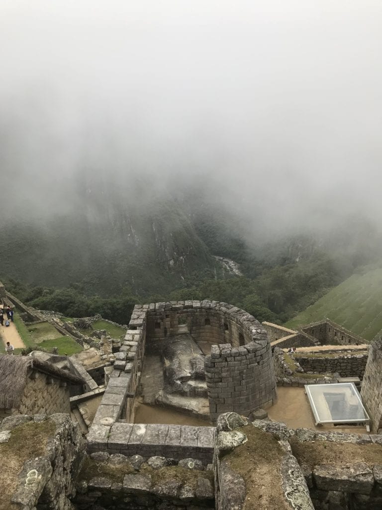 Temple of The Sun in Machu Picchu