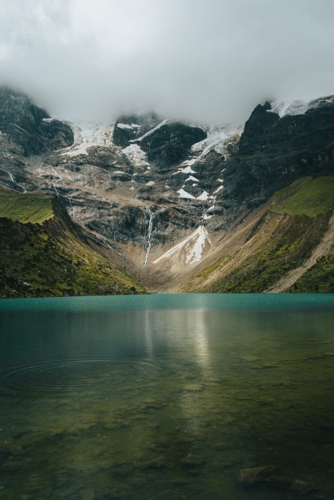 Humantay lake view peru