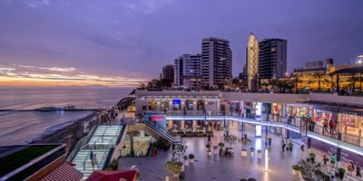 Restaurants in Larcomar, Miraflores Peru