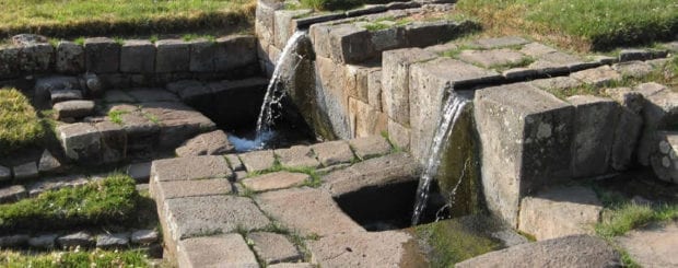 Tipon ruins Cusco Peru
