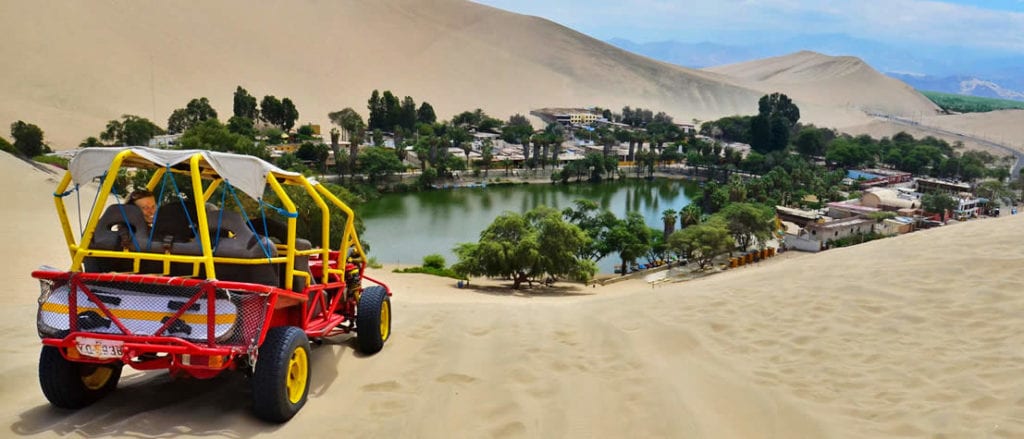 Dune buggies in Huacachina