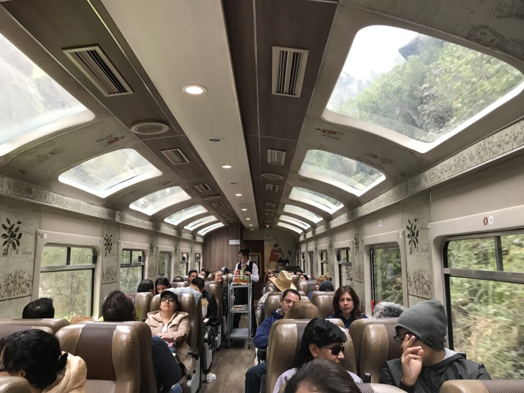 Inside Expedition Train 