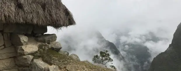 View from the Watchtower in Machu Picchu