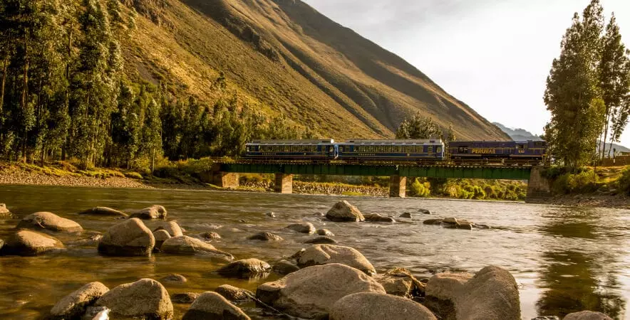 Train to Machu Picchu town