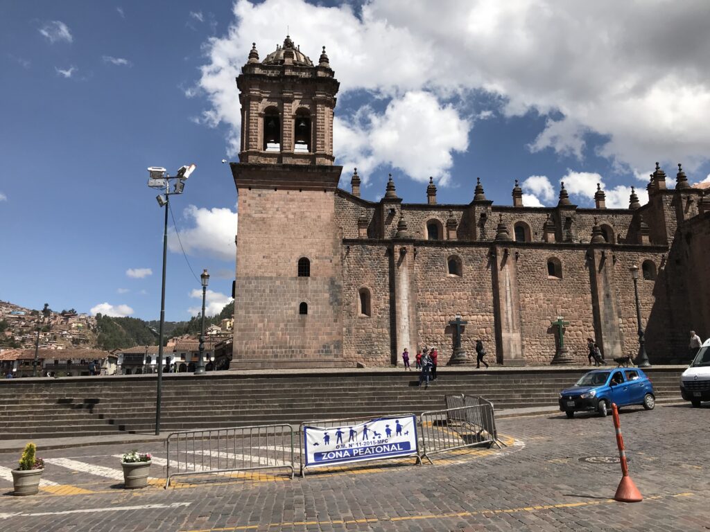 Cathedral view in Cusco